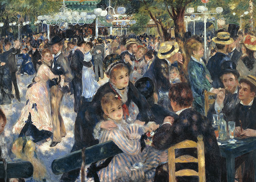 Bal du moulin de la Galette, 1876